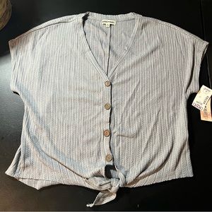 Inspired Heart button down top.